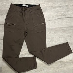 Knox Rose Women's Dark Brown stretch Ankle Jeans